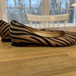 Bellofatto made in Italy flats size 40 / size 8.5 zebra stripe